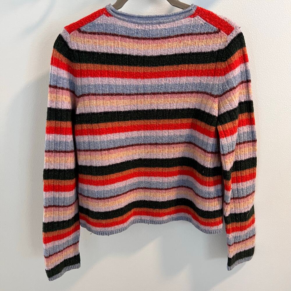 Madewell Multicolor Striped Pullover Sweater Size M - Picture 5 of 7
